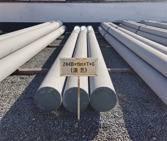 运河430×15米×T×G砼电力电杆